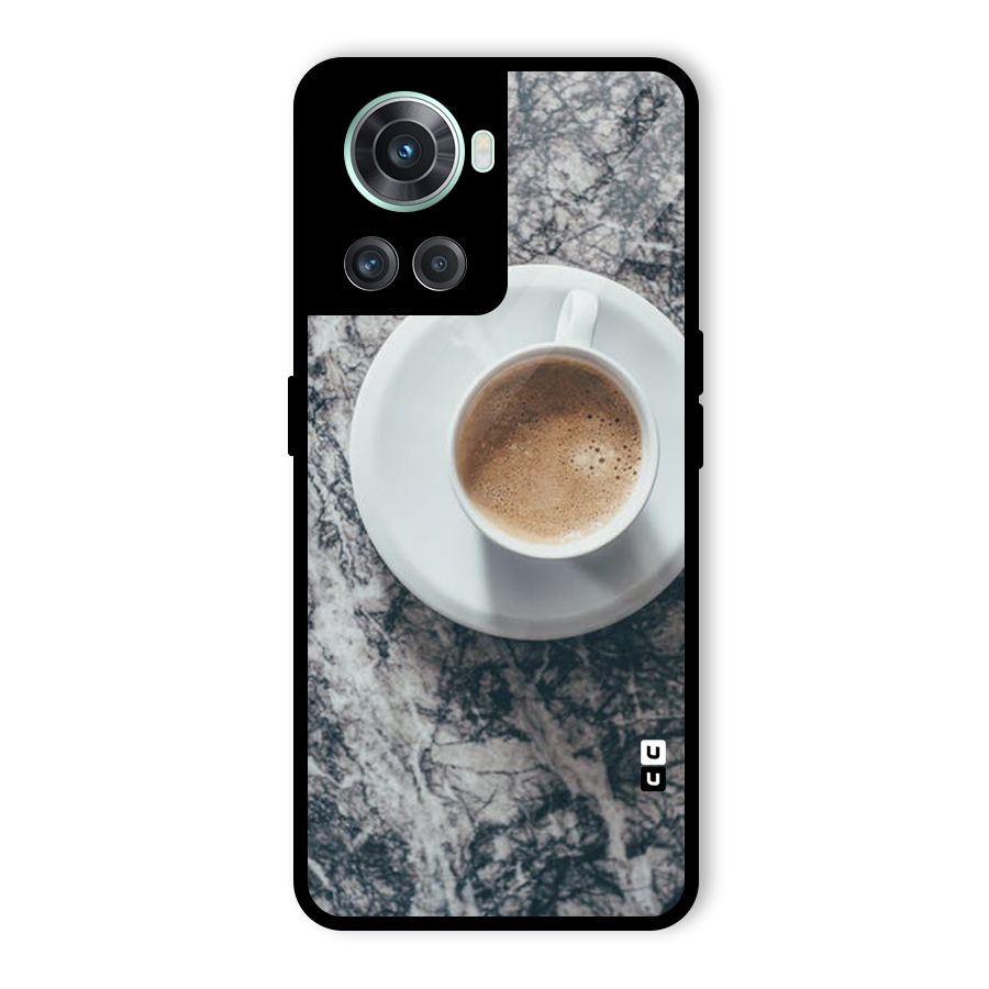 Coffee On Marble Glass Back Case for OnePlus 10R