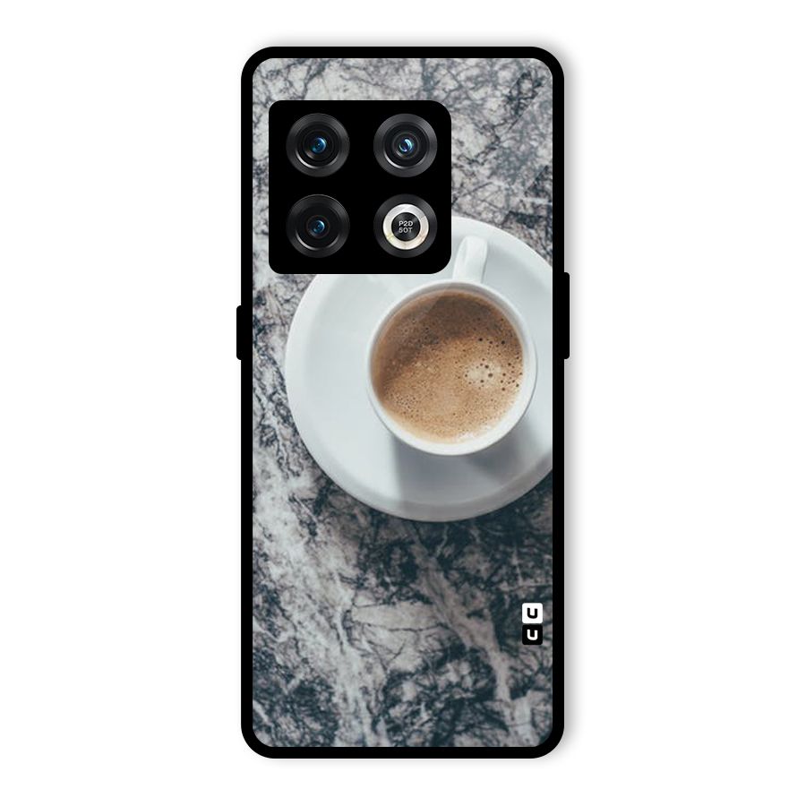 Coffee On Marble Glass Back Case for OnePlus 10 Pro 5G