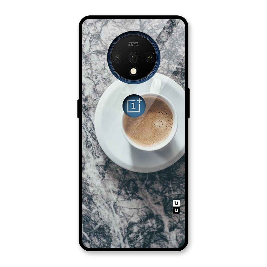 Coffee On Marble Glass Back Case for OnePlus 7T
