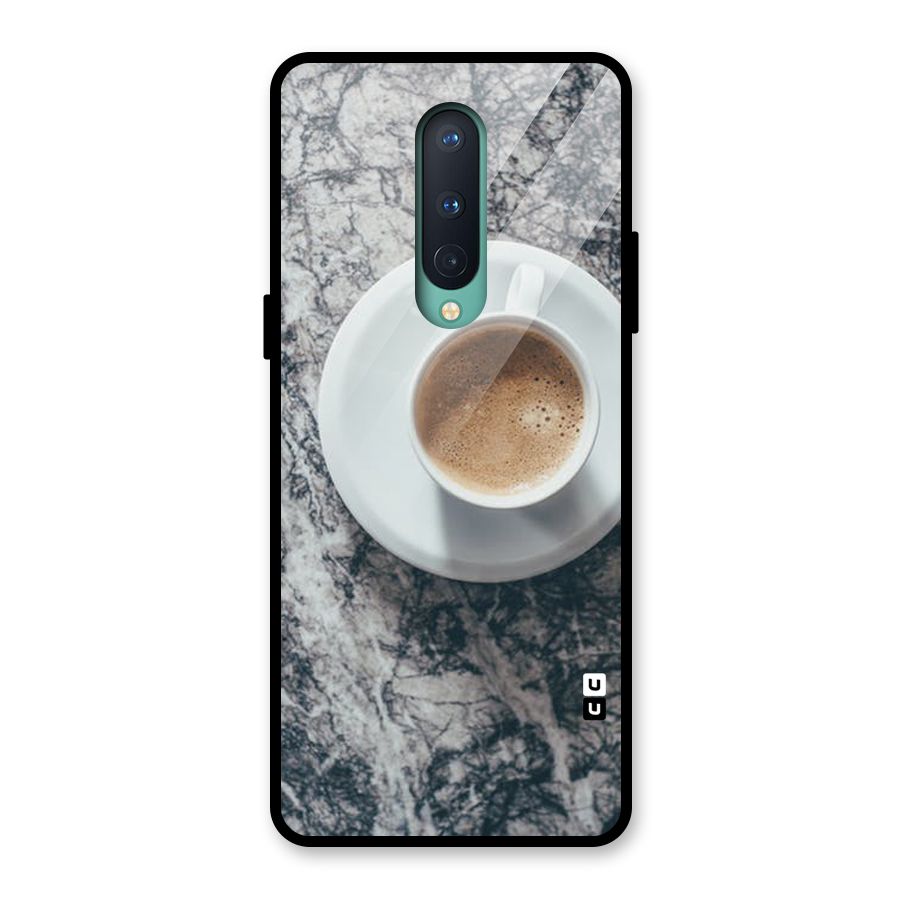 Coffee On Marble Glass Back Case for OnePlus 8