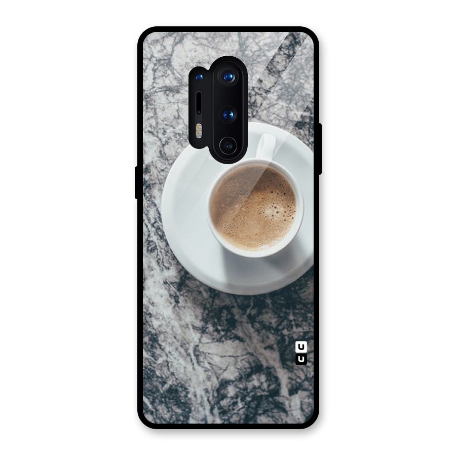 Coffee On Marble Glass Back Case for OnePlus 8 Pro