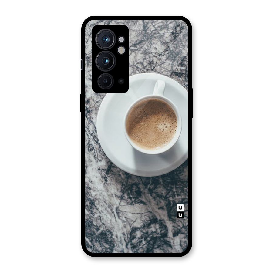 Coffee On Marble Glass Back Case for OnePlus 9RT 5G