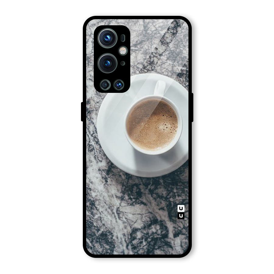 Coffee On Marble Glass Back Case for OnePlus 9 Pro
