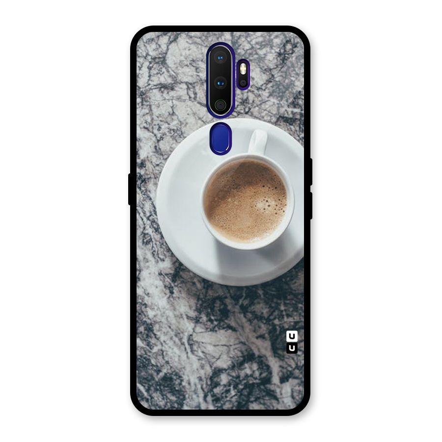Coffee On Marble Glass Back Case for Oppo A9 (2020)