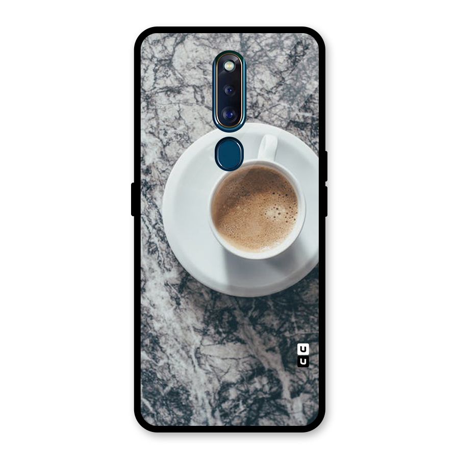 Coffee On Marble Glass Back Case for Oppo F11 Pro