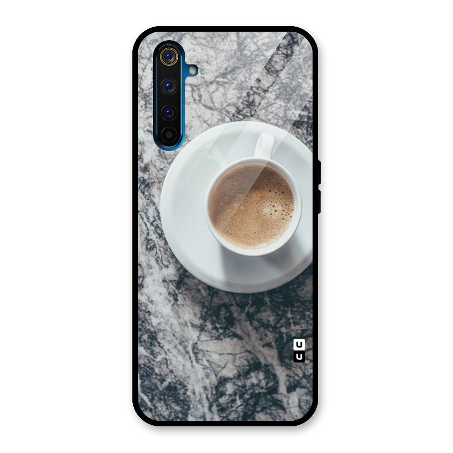 Coffee On Marble Glass Back Case for Realme 6 Pro
