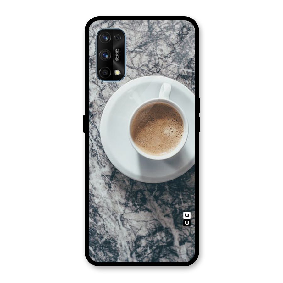 Coffee On Marble Glass Back Case for Realme 7 Pro