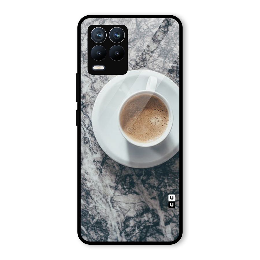 Coffee On Marble Glass Back Case for Realme 8 Pro
