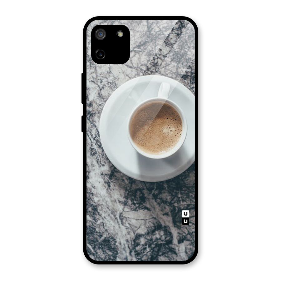 Coffee On Marble Glass Back Case for Realme C11