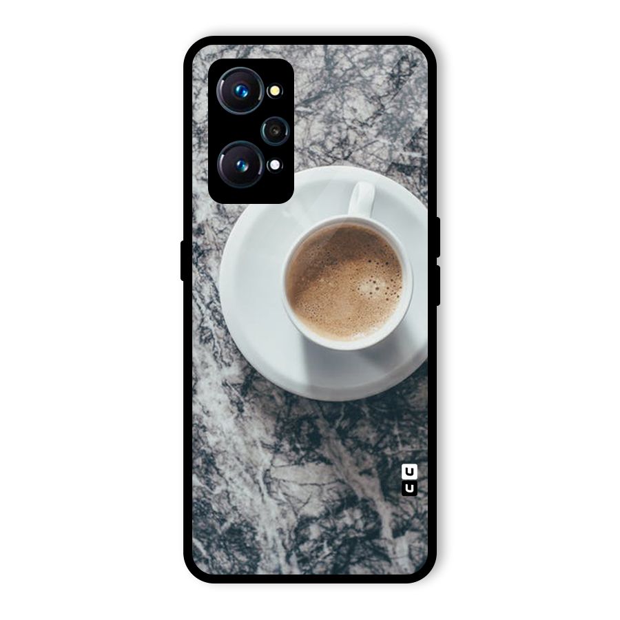 Coffee On Marble Glass Back Case for Realme GT 2