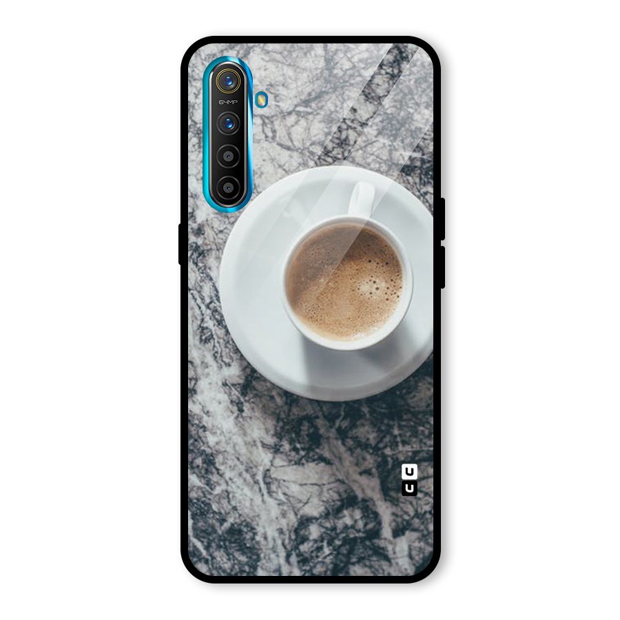 Coffee On Marble Glass Back Case for Realme X2