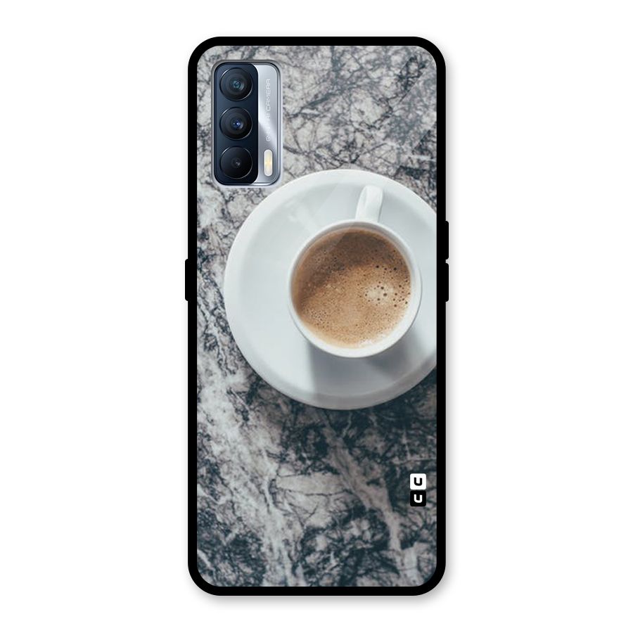 Coffee On Marble Glass Back Case for Realme X7
