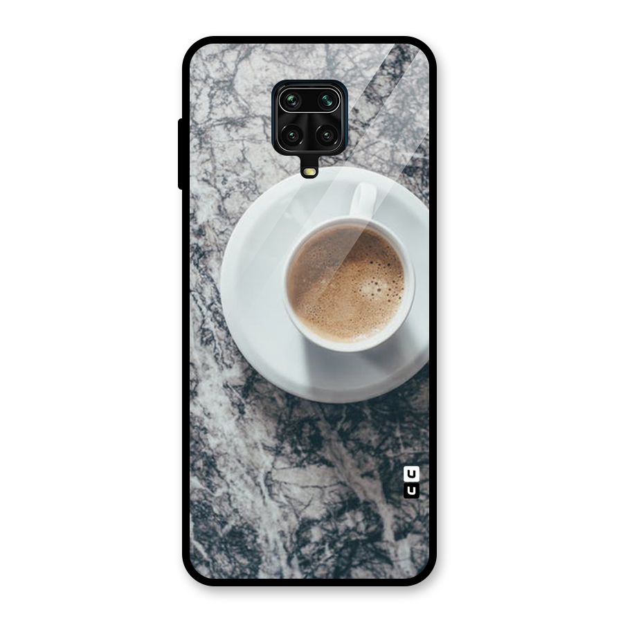 Coffee On Marble Glass Back Case for Redmi Note 10 Lite