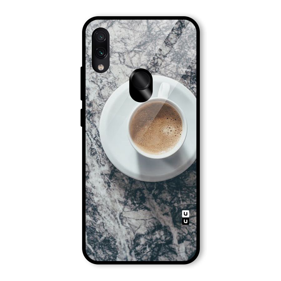 Coffee On Marble Glass Back Case for Redmi Note 7S