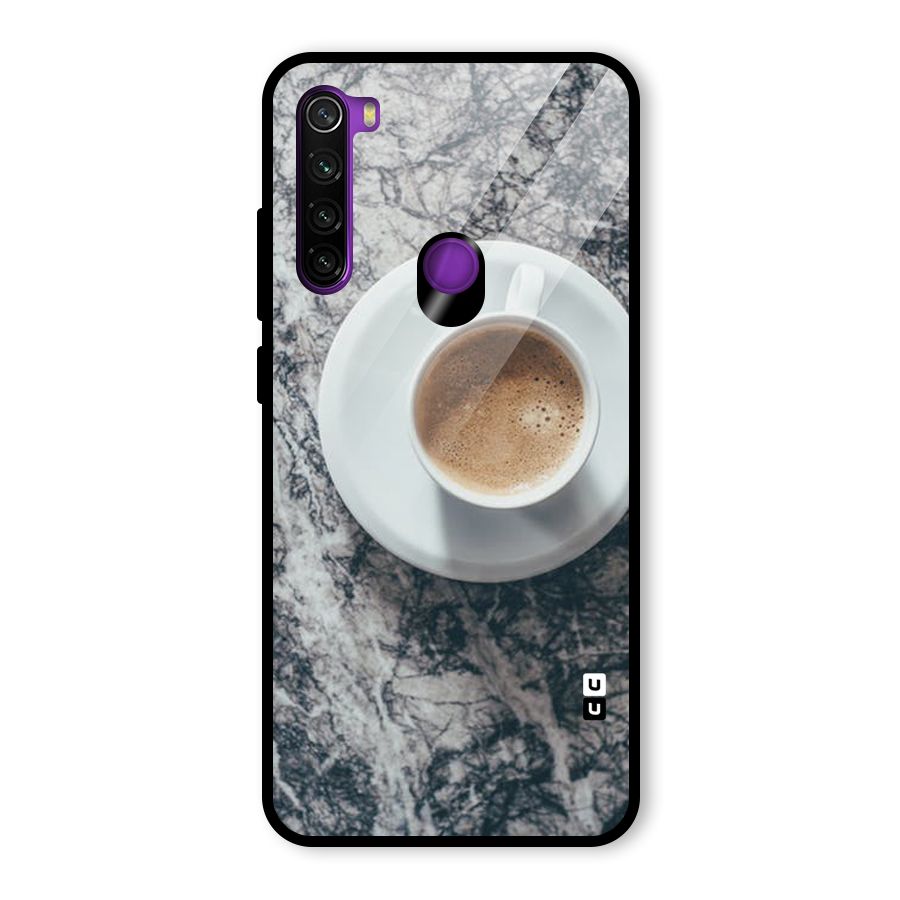 Coffee On Marble Glass Back Case for Redmi Note 8