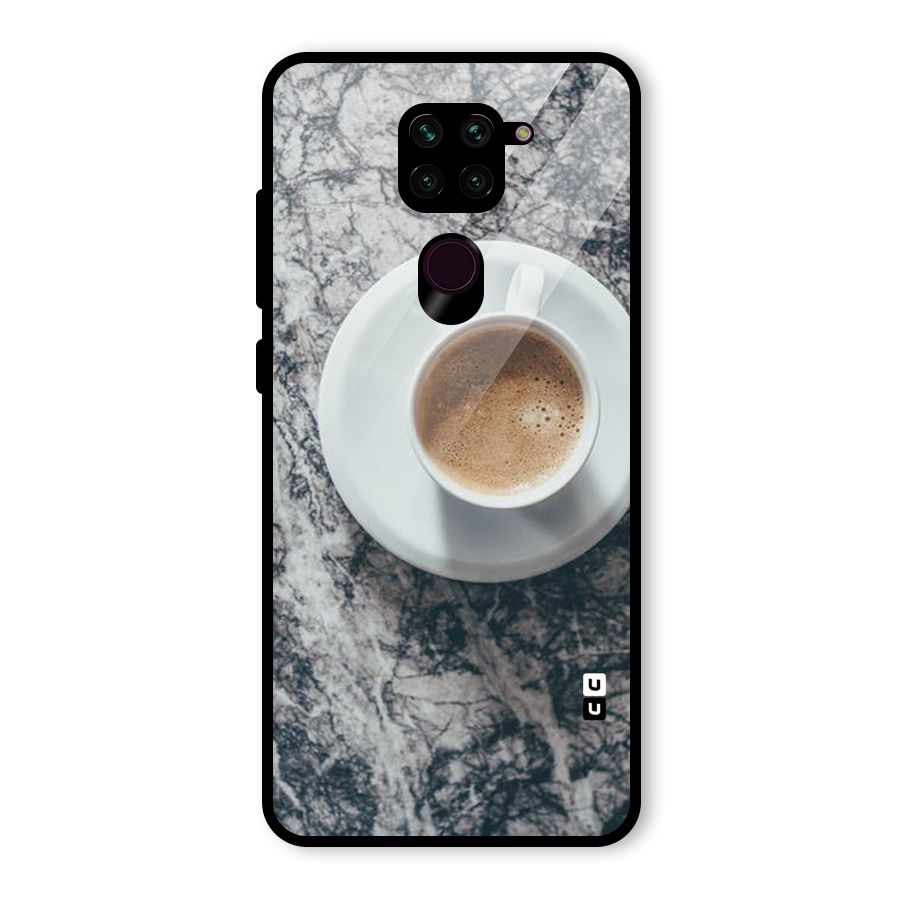 Coffee On Marble Glass Back Case for Redmi Note 9