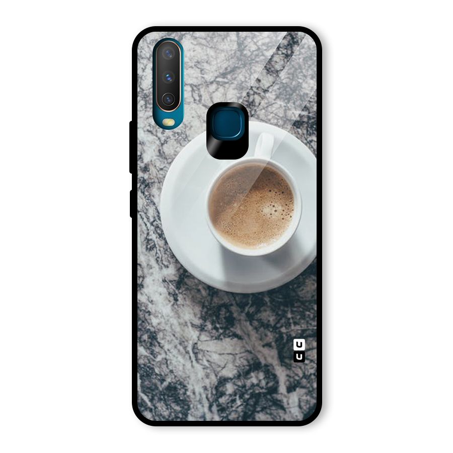 Coffee On Marble Glass Back Case for Vivo U10