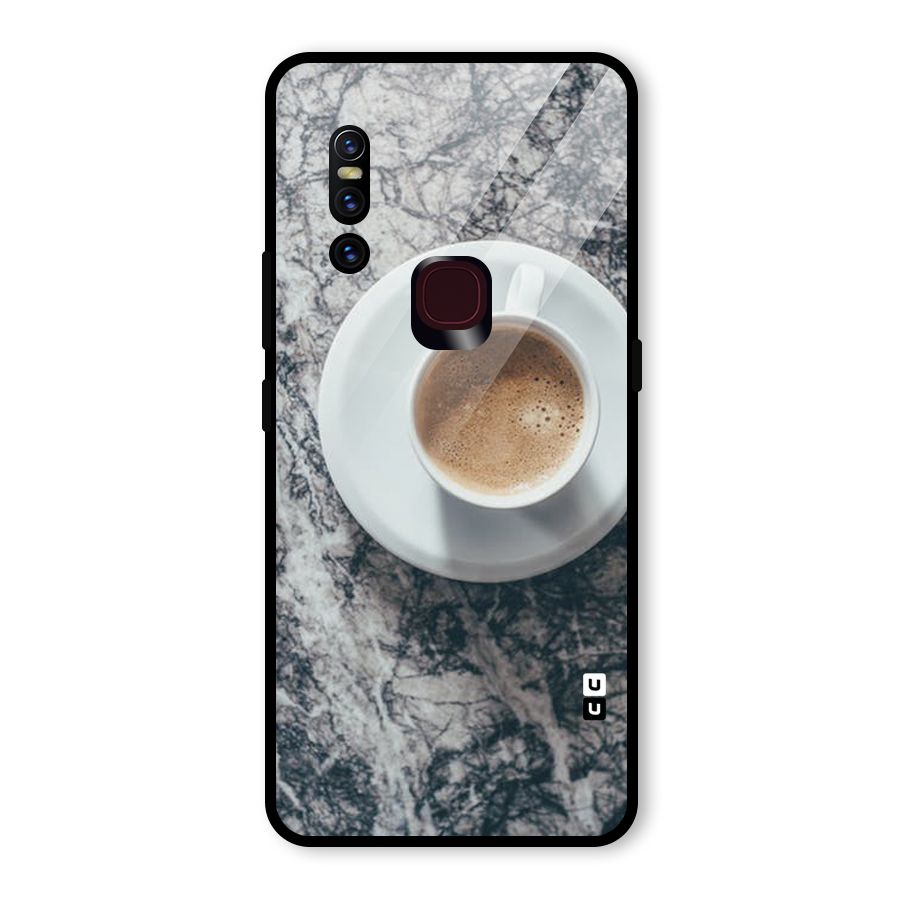 Coffee On Marble Glass Back Case for Vivo V15