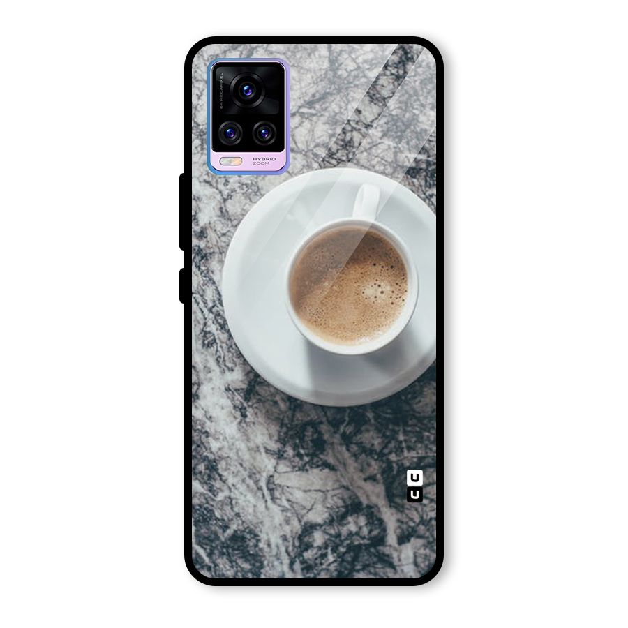 Coffee On Marble Glass Back Case for Vivo V20 Pro