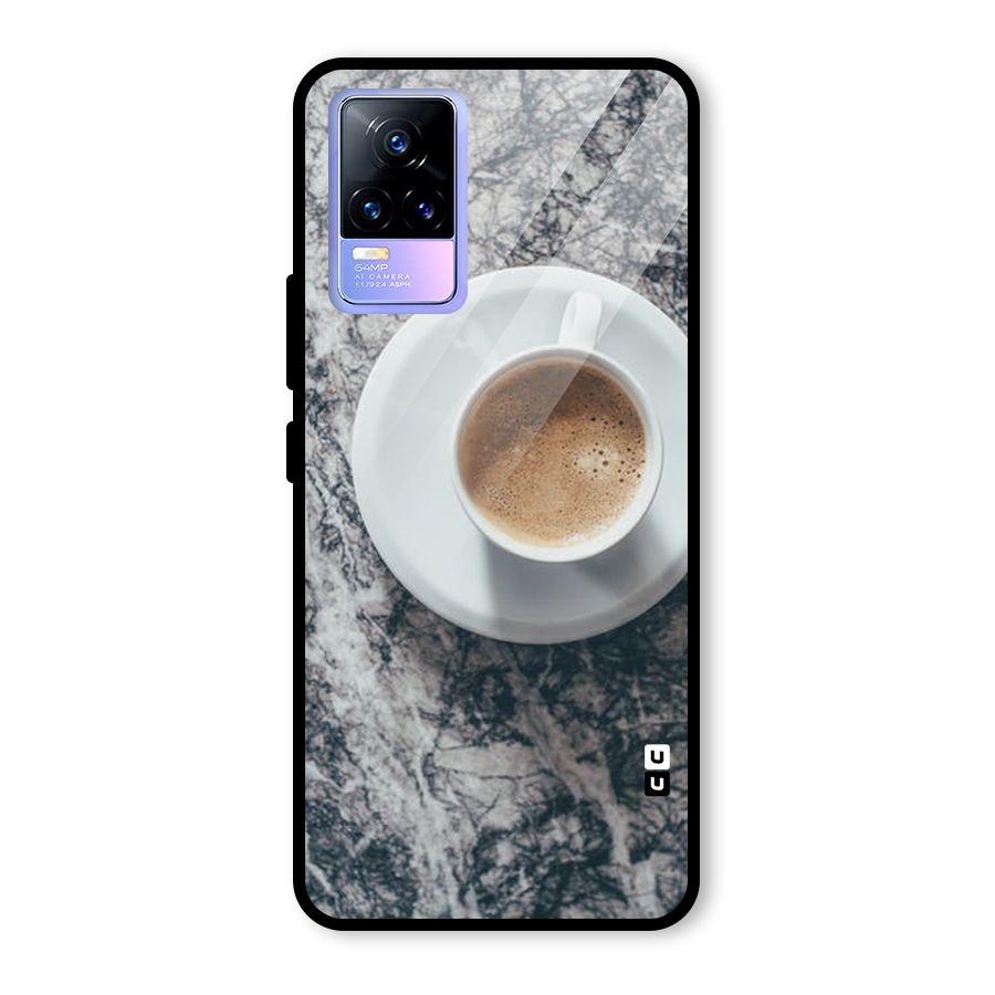 Coffee On Marble Glass Back Case for Vivo Y73