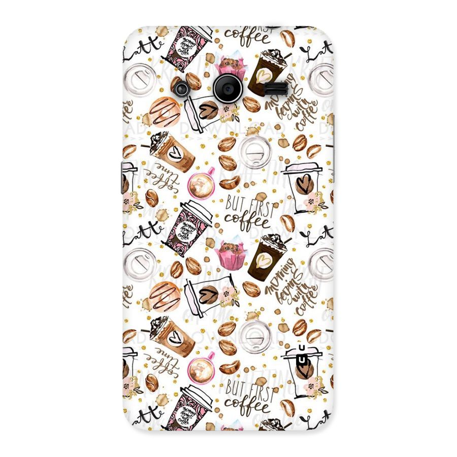 Coffee Pattern Back Case for Galaxy Core 2