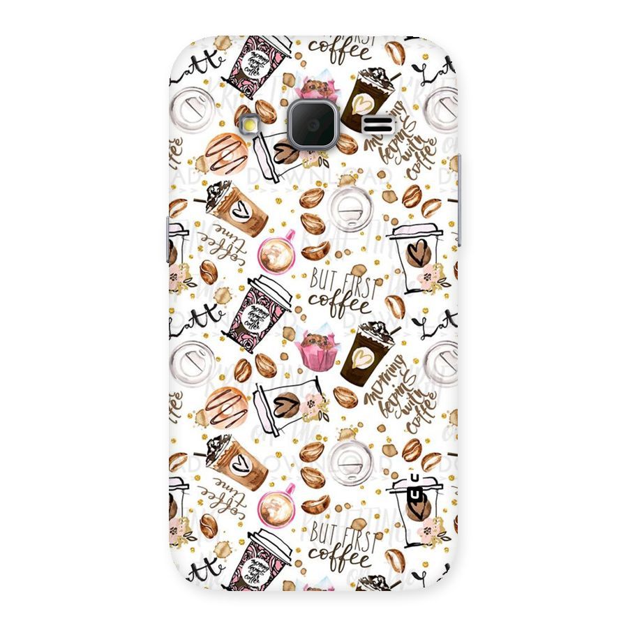Coffee Pattern Back Case for Galaxy Core Prime