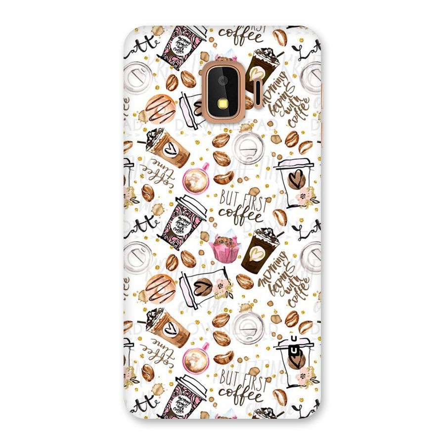 Coffee Pattern Back Case for Galaxy J2 Core