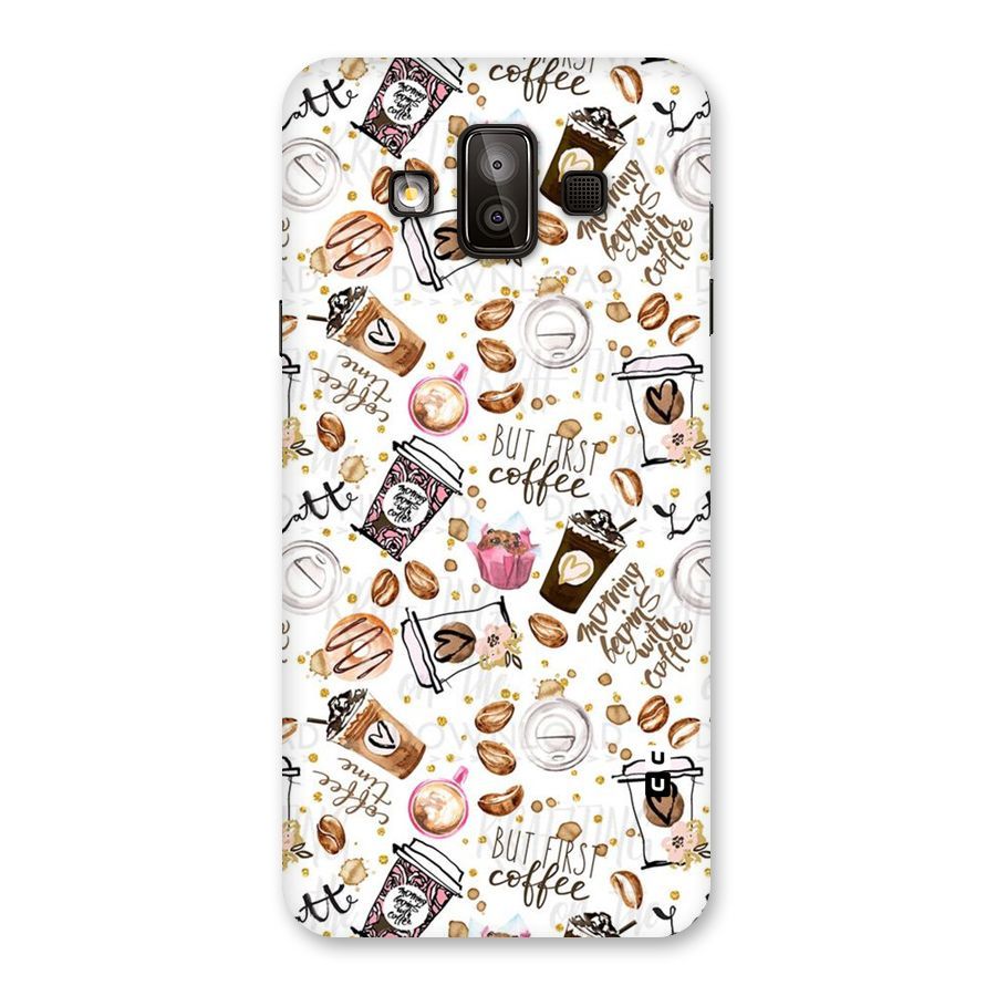 Coffee Pattern Back Case for Galaxy J7 Duo