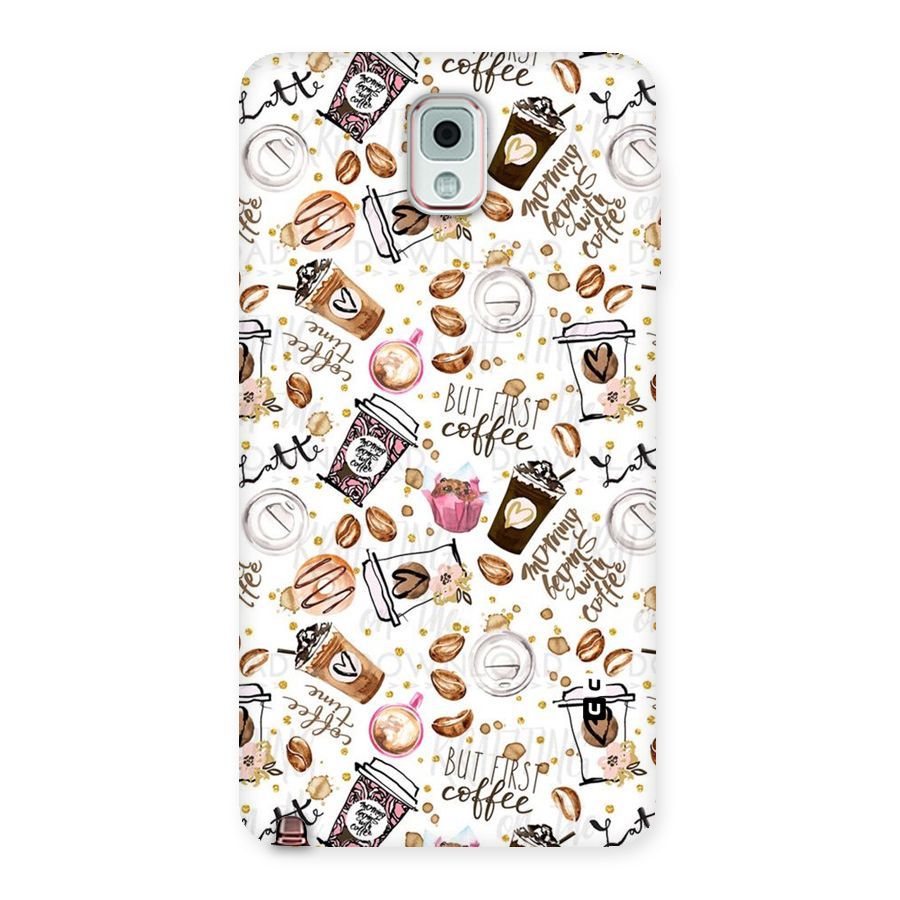 Coffee Pattern Back Case for Galaxy Note 3