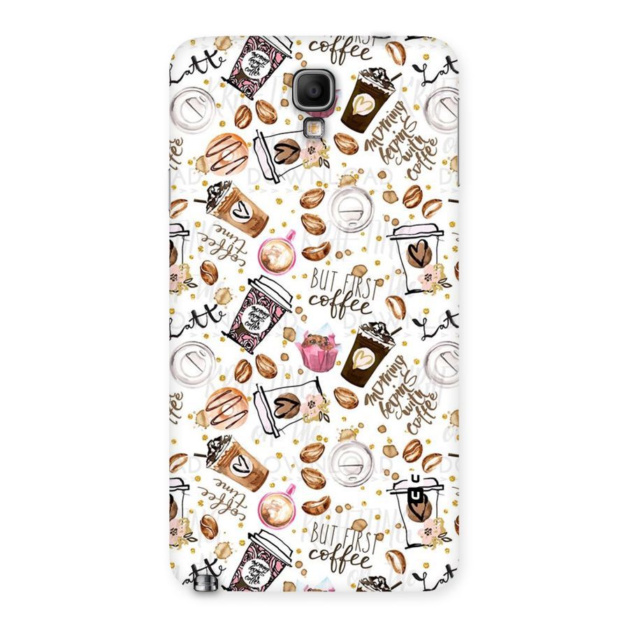 Coffee Pattern Back Case for Galaxy Note 3 Neo