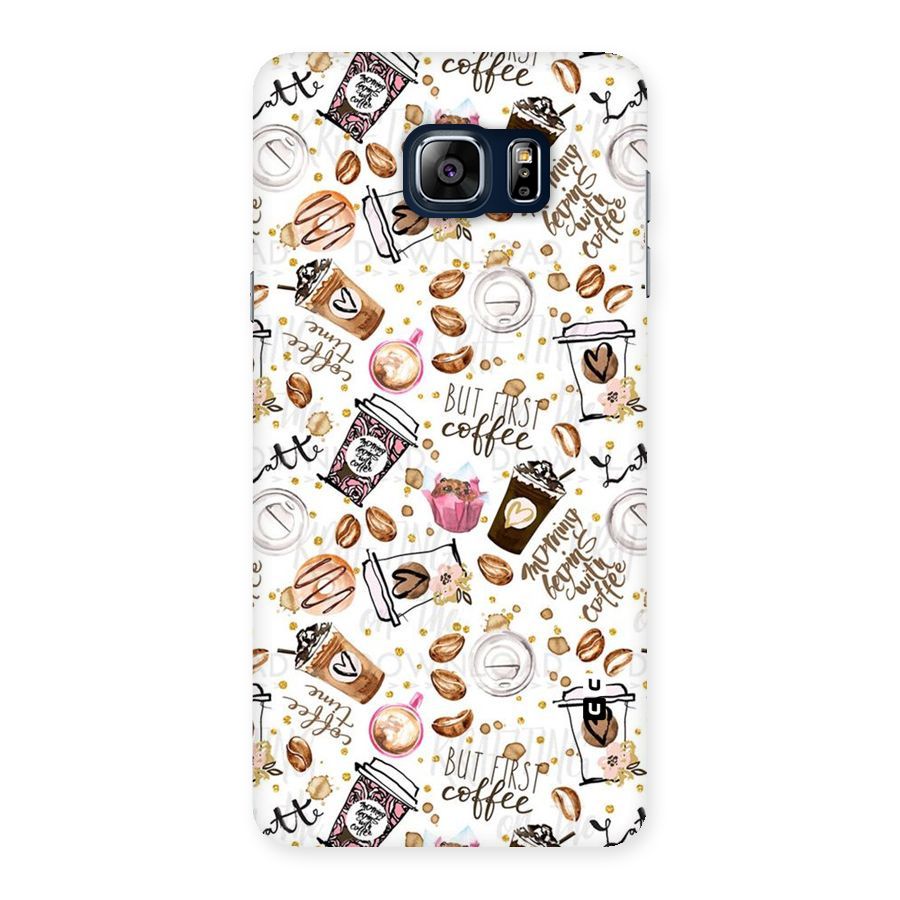 Coffee Pattern Back Case for Galaxy Note 5