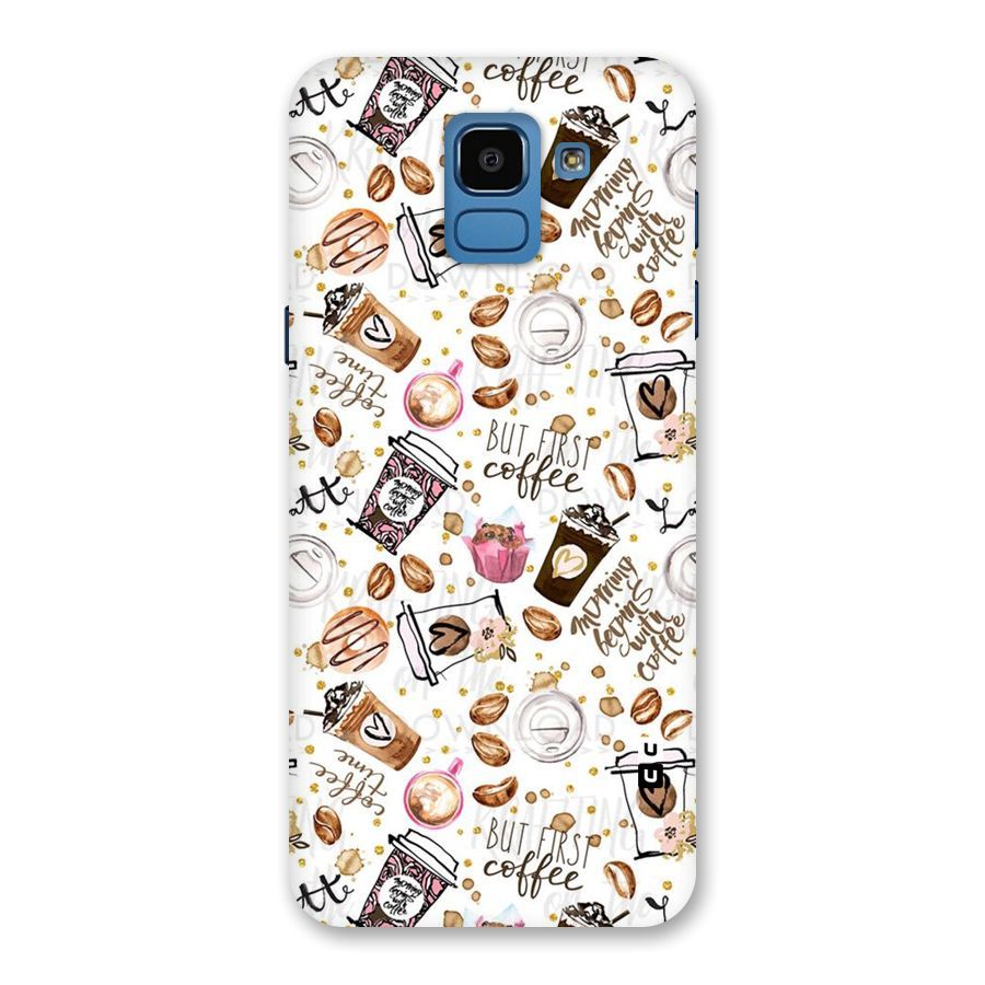 Coffee Pattern Back Case for Galaxy On6