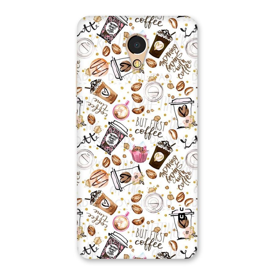 Coffee Pattern Back Case for Lenovo P2