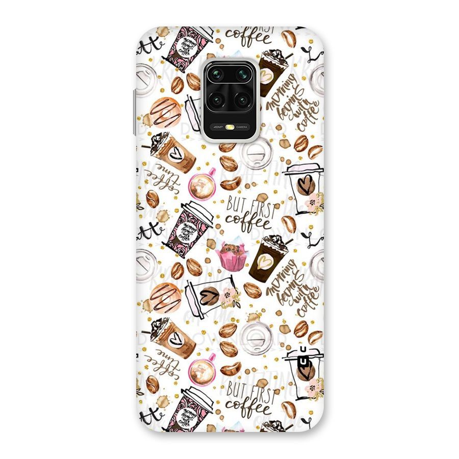 Coffee Pattern Back Case for Poco M2 Pro
