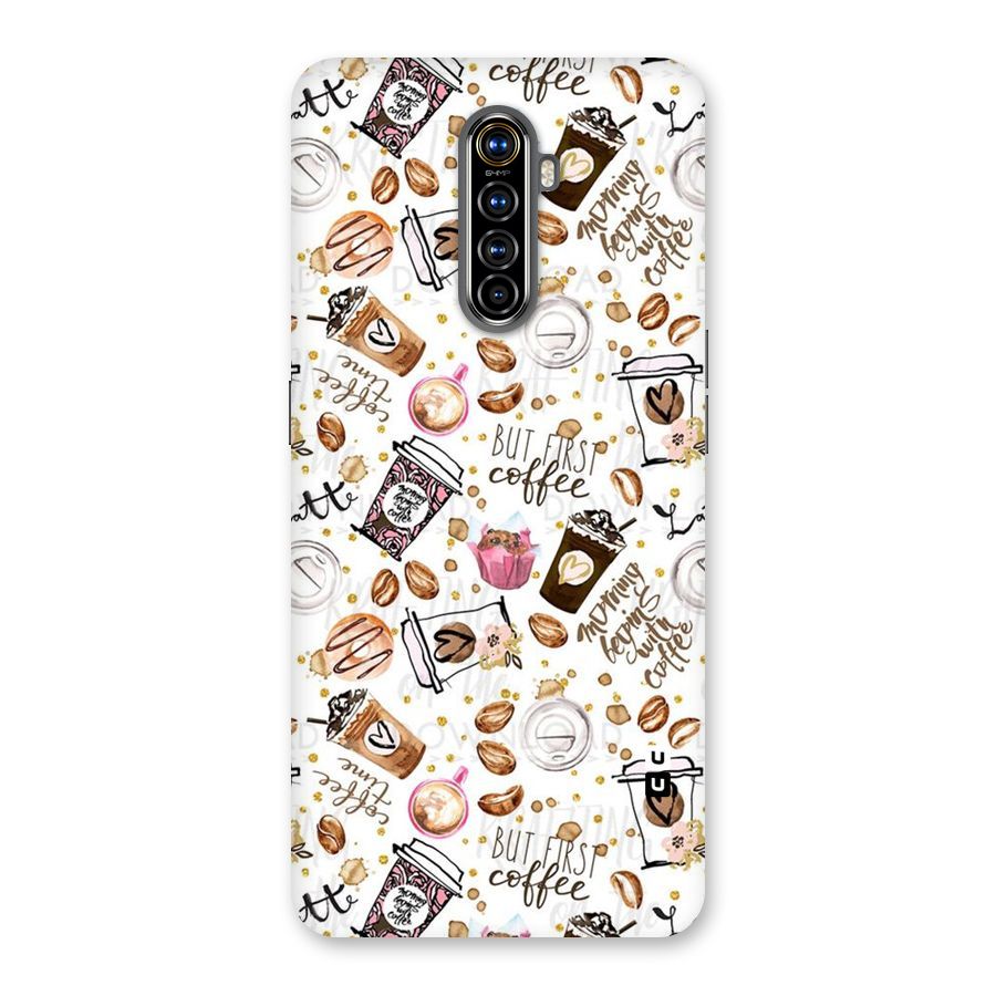 Coffee Pattern Back Case for Realme X2 Pro