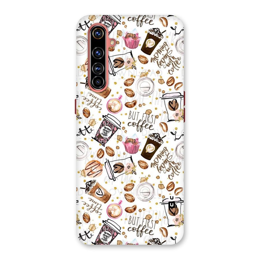 Coffee Pattern Back Case for Realme X50 Pro
