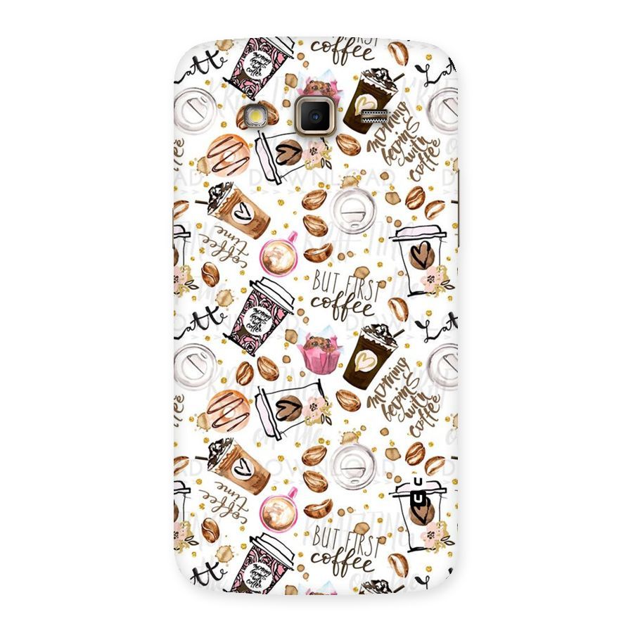 Coffee Pattern Back Case for Samsung Galaxy Grand 2