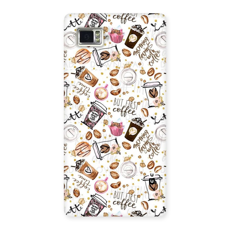 Coffee Pattern Back Case for Vibe Z2 Pro K920