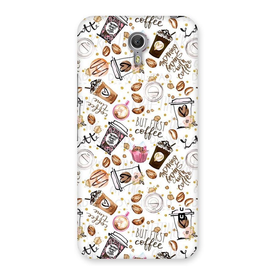 Coffee Pattern Back Case for Zuk Z1