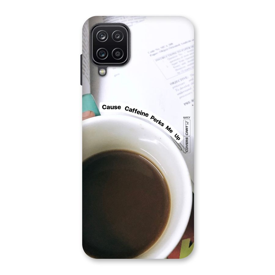 Coffee Perks Back Case for Galaxy A12