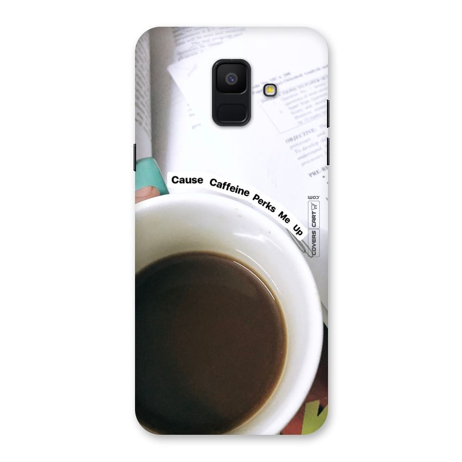 Coffee Perks Back Case for Galaxy A6 (2018)