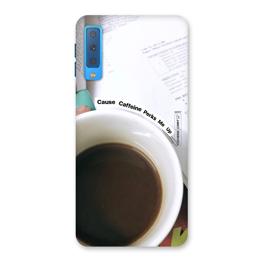Coffee Perks Back Case for Galaxy A7 (2018)