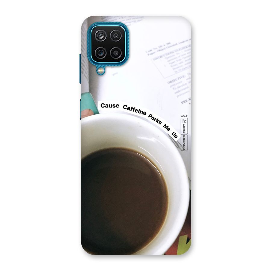 Coffee Perks Back Case for Galaxy F12