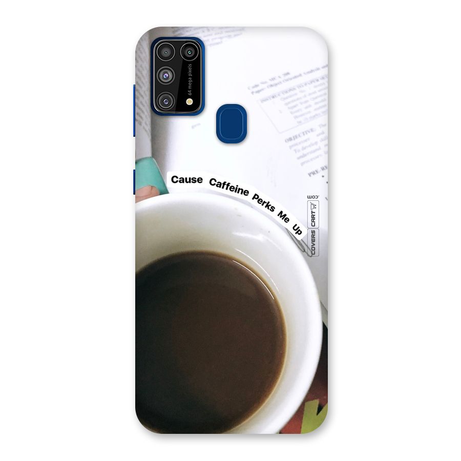 Coffee Perks Back Case for Galaxy F41