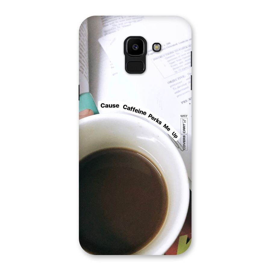 Coffee Perks Back Case for Galaxy J6