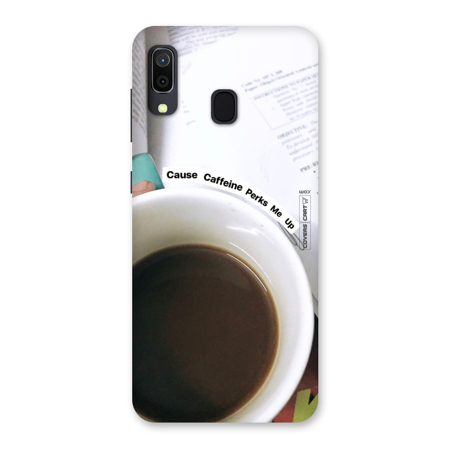 Coffee Perks Back Case for Galaxy M10s