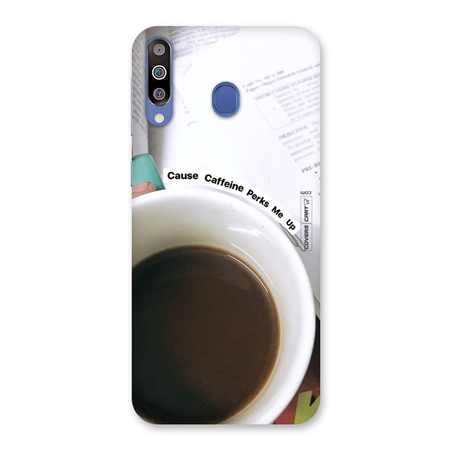 Coffee Perks Back Case for Galaxy M30