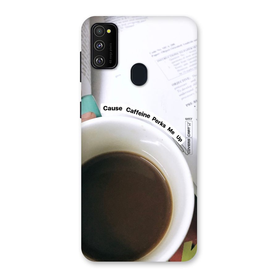 Coffee Perks Back Case for Galaxy M30s