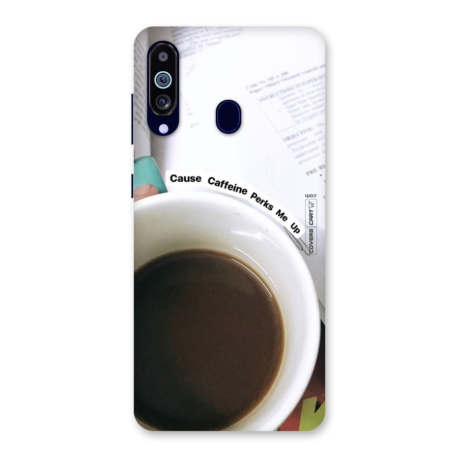 Coffee Perks Back Case for Galaxy M40