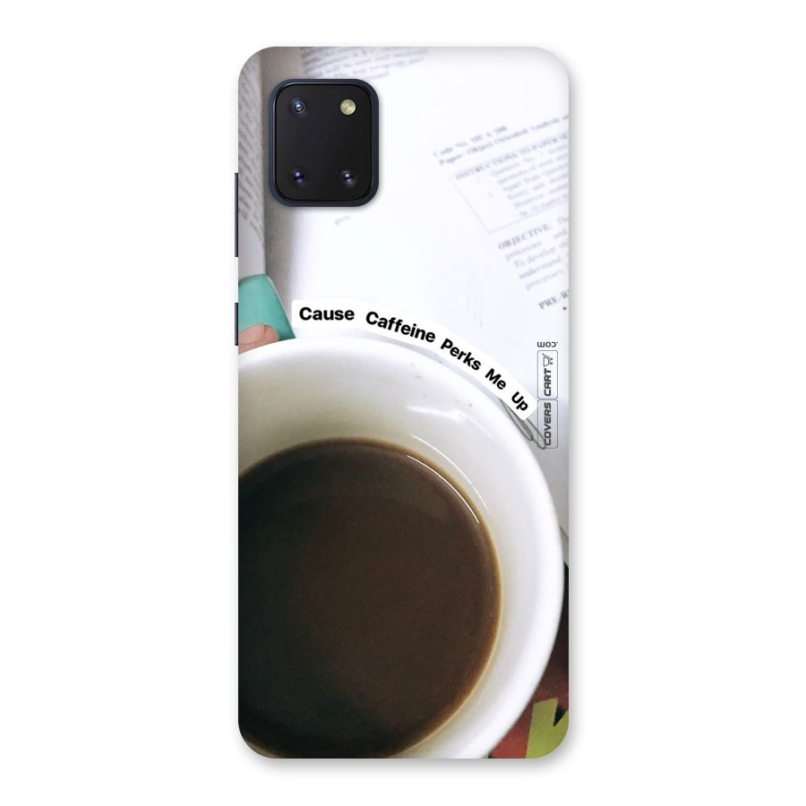 Coffee Perks Back Case for Galaxy Note 10 Lite